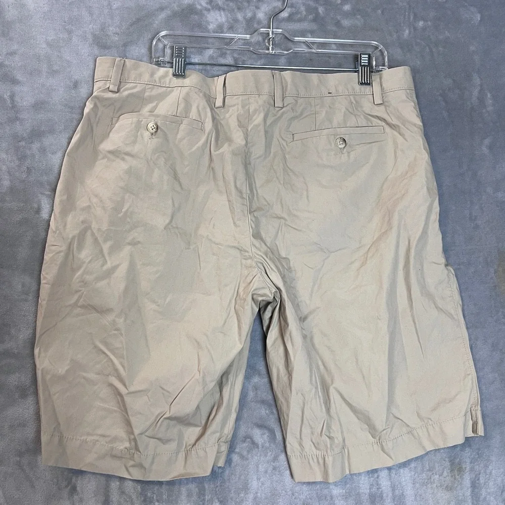 Banana Republic Aiden Slim Fit Chino Shorts Mens 36 Khaki Tan 100% Cotton NWT